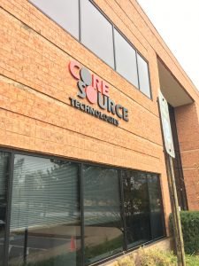 Core Source Sign Close Up