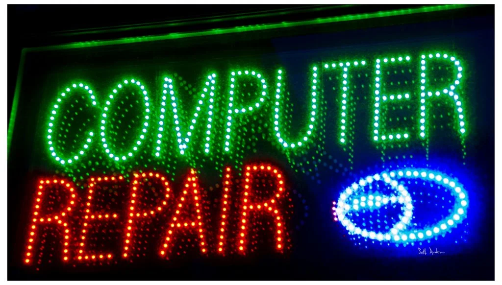 Shed Some Extra Light On Your Business with These Illuminated Signs 2 Computer Repair LED 1024x582 1