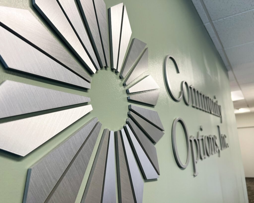 3-D lobby sign Frederick MD